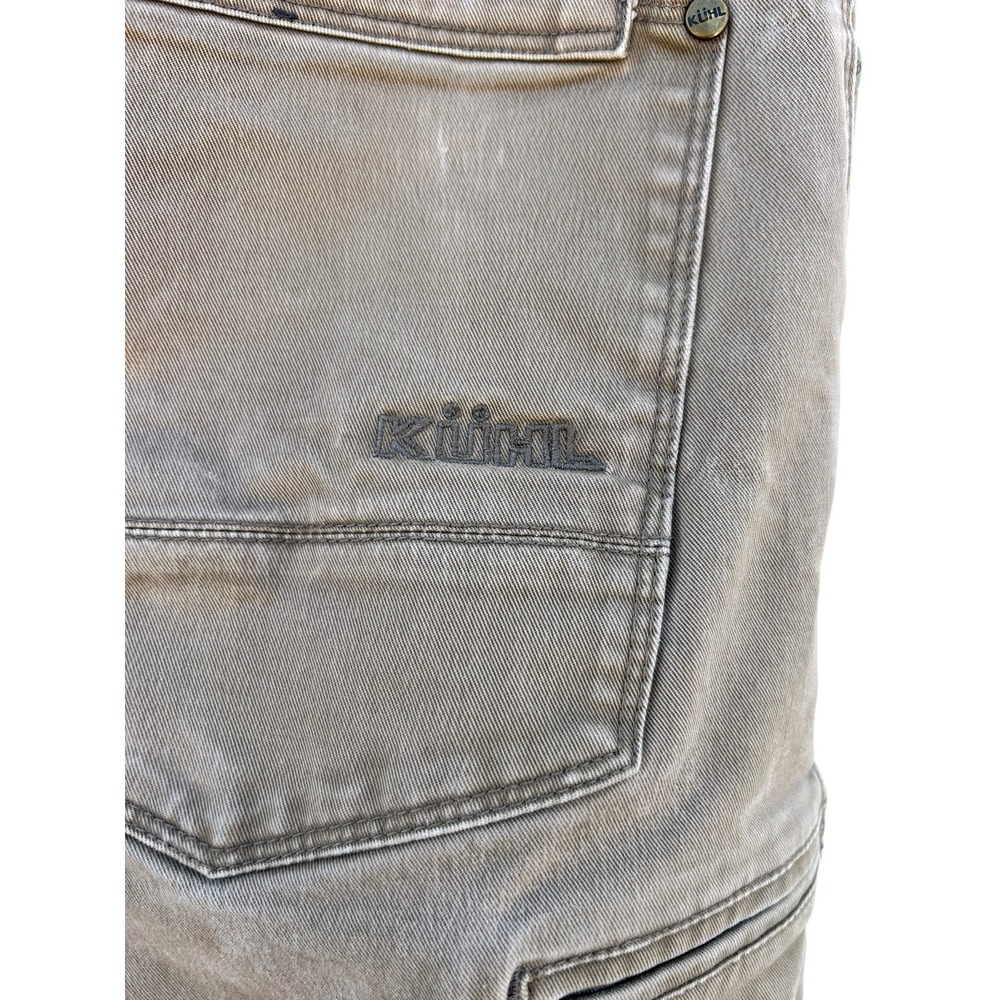 Kuhl Rydr Pants Mens 36x32 Brown Vintage Patina Dye Canvas Straight Leg Outdoor - Picture 3 of 8